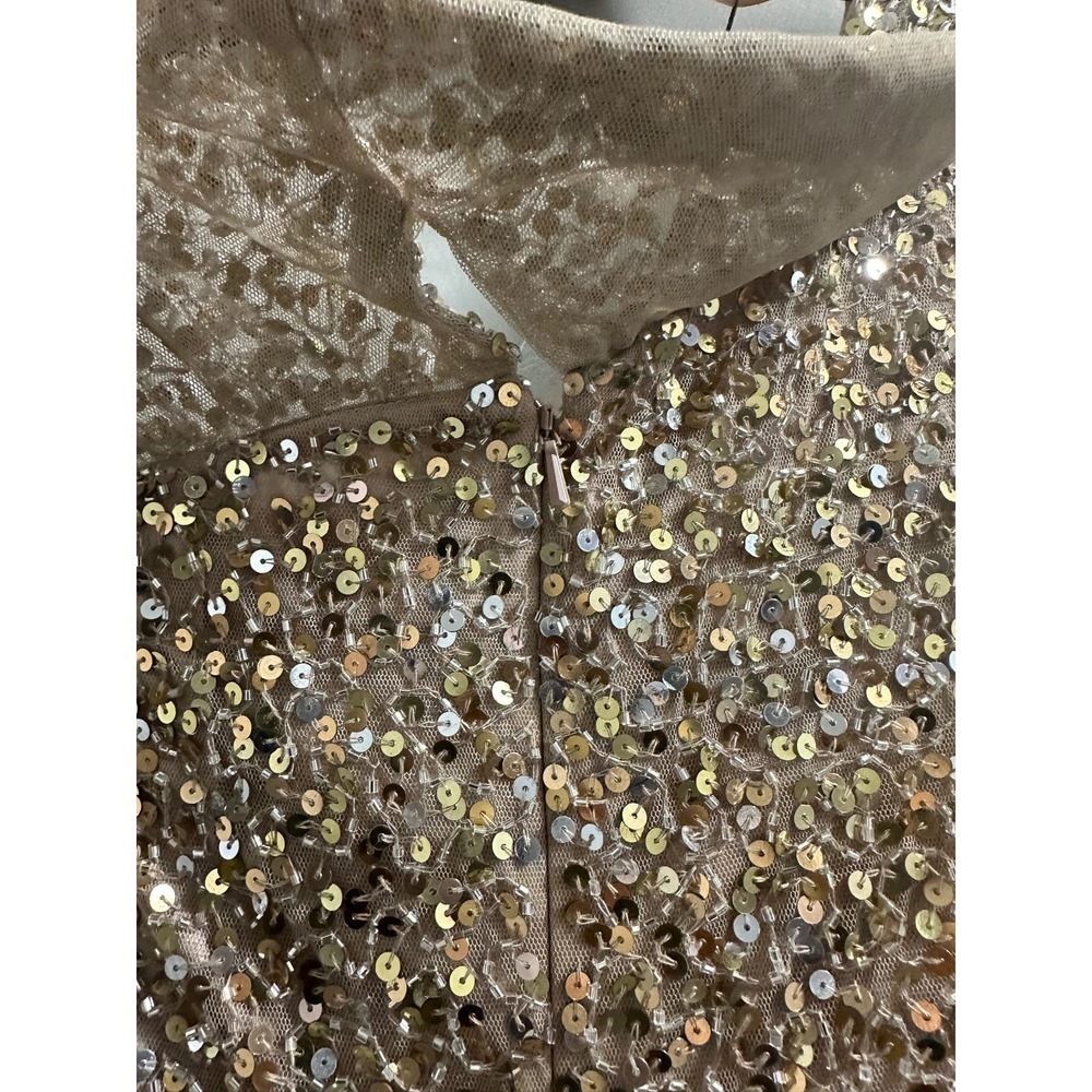 MAC DUGGAL Women's Sequined One Shoulder Evening Gown … - Picture 10 of 13